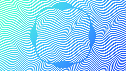 ABSTRACT COLORFUL GRADIENT WAVY LINE PATTERN BACKGROUND. COVER DESIGN 