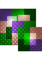 Abstract geometric background. Modern overlapping squares. Fancy color shapes for your message. Business or technical presentation. Vector