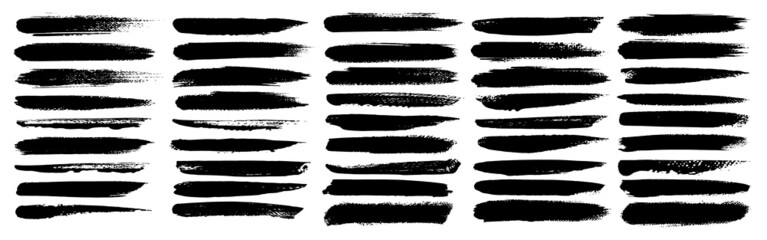 Paintbrush vector collection. Grunge elements, Brush stroke, ink paint brush, grunge lines.