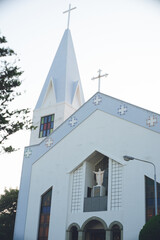 カトリック福江教会 長崎県五島市 福江島 キリスト教聖堂 長崎と天草地方の潜伏キリシタン関連遺産