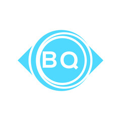 bq letter logo design on white background. bq creative initials letter logo concept. bq letter design.