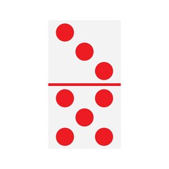  domino logo illustration symbol design vector