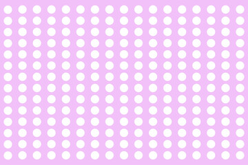 White dots pattern on pink background	