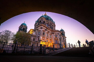Fototapeta na wymiar The berlin cathedral, cityscape of Germany