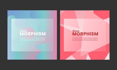 glassmorphism colorful background