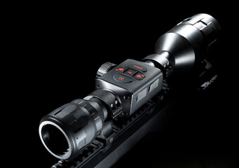 Thermal night vision rifle scope