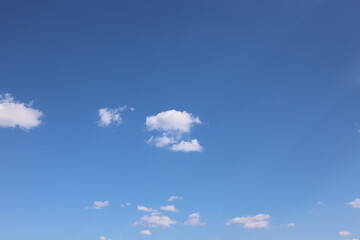 青い空と白い雲