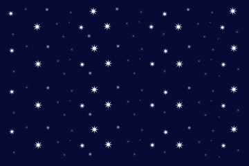Fototapeta na wymiar dark blue background filled with stars