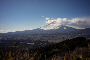 静岡県小山町から見た富士山