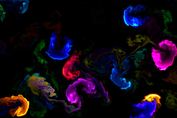 background with splashes