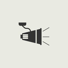 spotlight vector icon illustration sign 