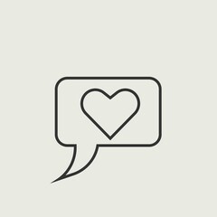 like vector icon illustration sign 