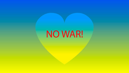 Blue-yellow Ukrainian background . Support of the Ukrainian people against Russian aggression.