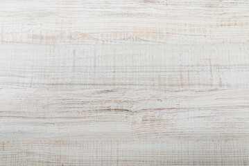 Wooden texture background. Texture of old wood with white paint. Various horizontal lines.