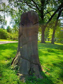 Carved Tree Sculpture