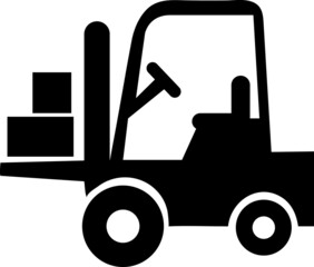 forklift icon From Transportation, Logistics and Machines icons set.eps