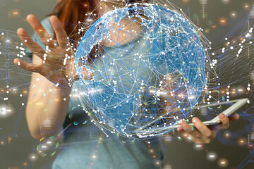 Business intelligence analyst dashboard on virtual