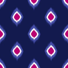 Ikat geometric folklore ornament. Tribal ethnic texture. Seamless striped pattern in Aztec style. Figure tribal embroidery. Indian, Scandinavian, Gyp sy, Mexican, folk pattern.ikat pattern. 