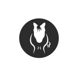 Horse icon  Template Vector illustration