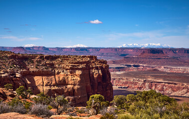 a view from the top of Canyonlands National Park, Utah