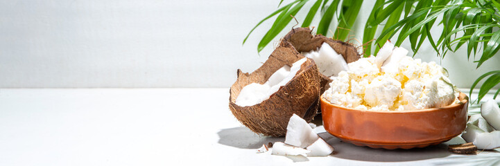 Vegan coconut cottage cheese