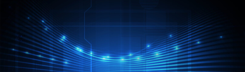 Technology data background, idea of global business solution