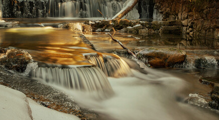 Obrazy na Plexi  Frozen waterfall