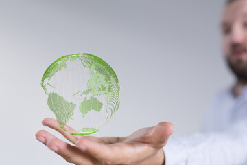 Renewable energy concept Earth Day or environment protection