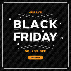 black friday sale commercial template banner