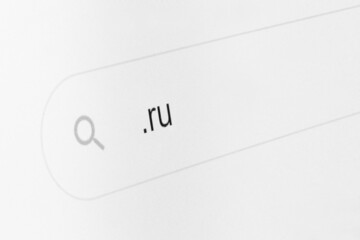 .ru Internet country domain for Russia