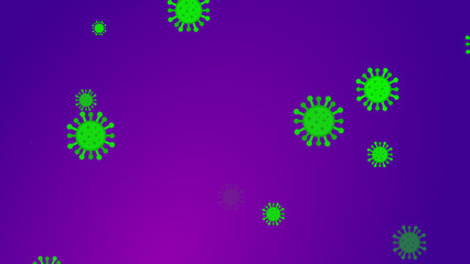 Coronavirus pattern banner background. Abstract healthcare Illustrations concept COVID-19.