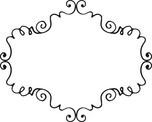 Sketch element for text, Abstract frame