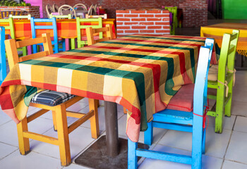 Mexico, Cabo San Lucas cafes and restaurants near Los Cabos marina and city center.
