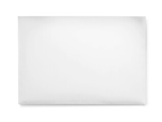 Simple blank paper envelope isolated on white