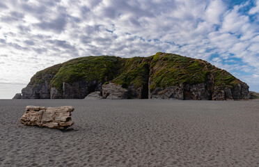 Stone Church (Iglesia de Piedra) in Cobquecura, Chile. 
An Islet that used to be habitated by...