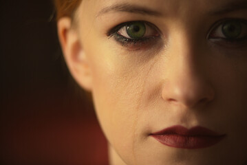 the pain of war crying