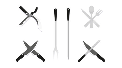 Utensílios de churrasco