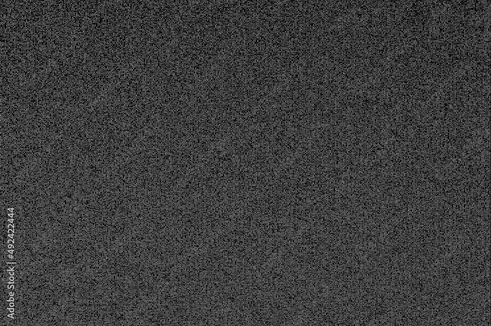 Poster pixel pattern of a digital glitch / abstract black and white pixel pattern background of a digital g