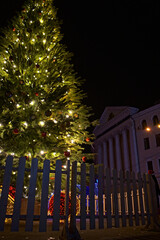New Year tree in the center of Kyiv