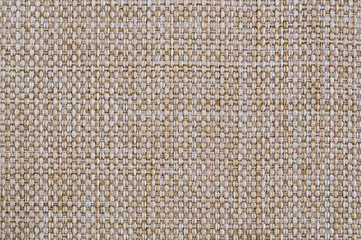 Closeup beige and light brown color fabric texture. Fabric pattern design or upholstery abstract...