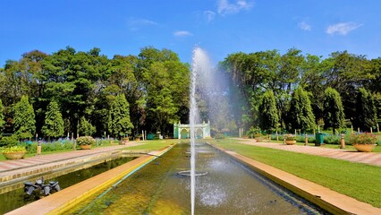 Beautiful landscape view of Brindavan Gardens. Perfect picnic spot or weekend gateway for people of Bangalore, Mysore