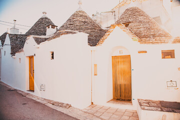 traditional trulli houses in Alberobello Apulia Italy