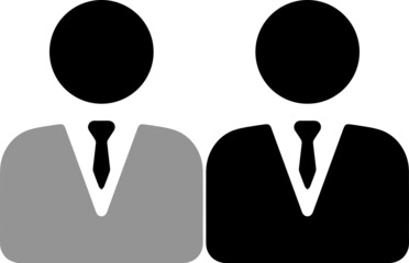 business man icon. team icon. Client Symbol, Profile icon, Login Head Sign icon design. Monochrome icon. people icon design