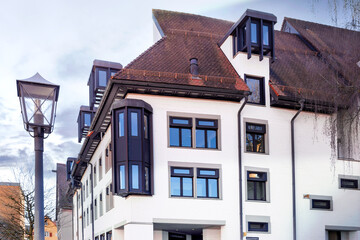 The new town hall in Rottweil, Black forest, Germany