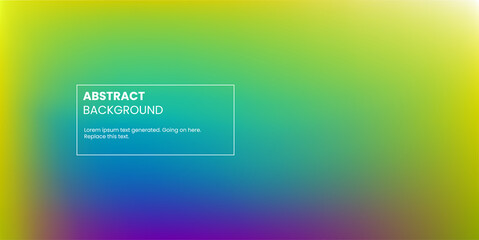 Abstract blurred gradient background mesh in rainbow colors. Colorful banner templates.