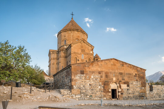 The Cathedral of the Holy Cross on Akdamar Island at Van lake in Eastern Anatolia, Turkey