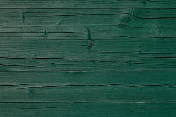 Dark Green Wood Wall Fence Abstract Weathered Background Texture