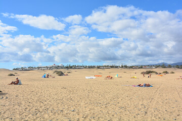 spiaggia di maspalomas isola canarie