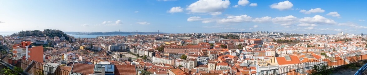Fototapeta na wymiar Lisboa, Portugal, Panoramic view