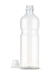 plastic transparent bottle